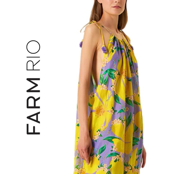 FARM Rio Pietra Cover Up Maxi Dress - Picture 7 of 16